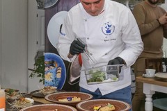 Roman podczas konkursu na najlepszy tatar wołowy